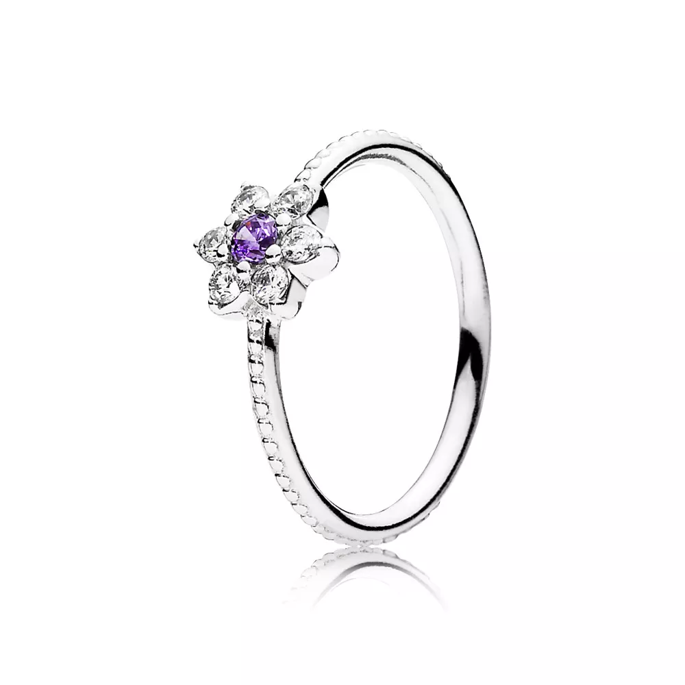 Anel PANDORA Forget-me-Knot Flor da Recordação - 190990ACZ