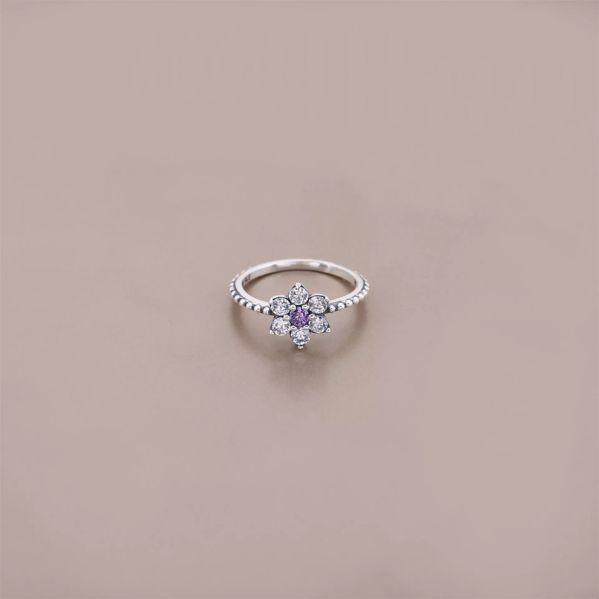 Anel PANDORA Forget-me-Knot Flor da Recordação - 190990ACZ