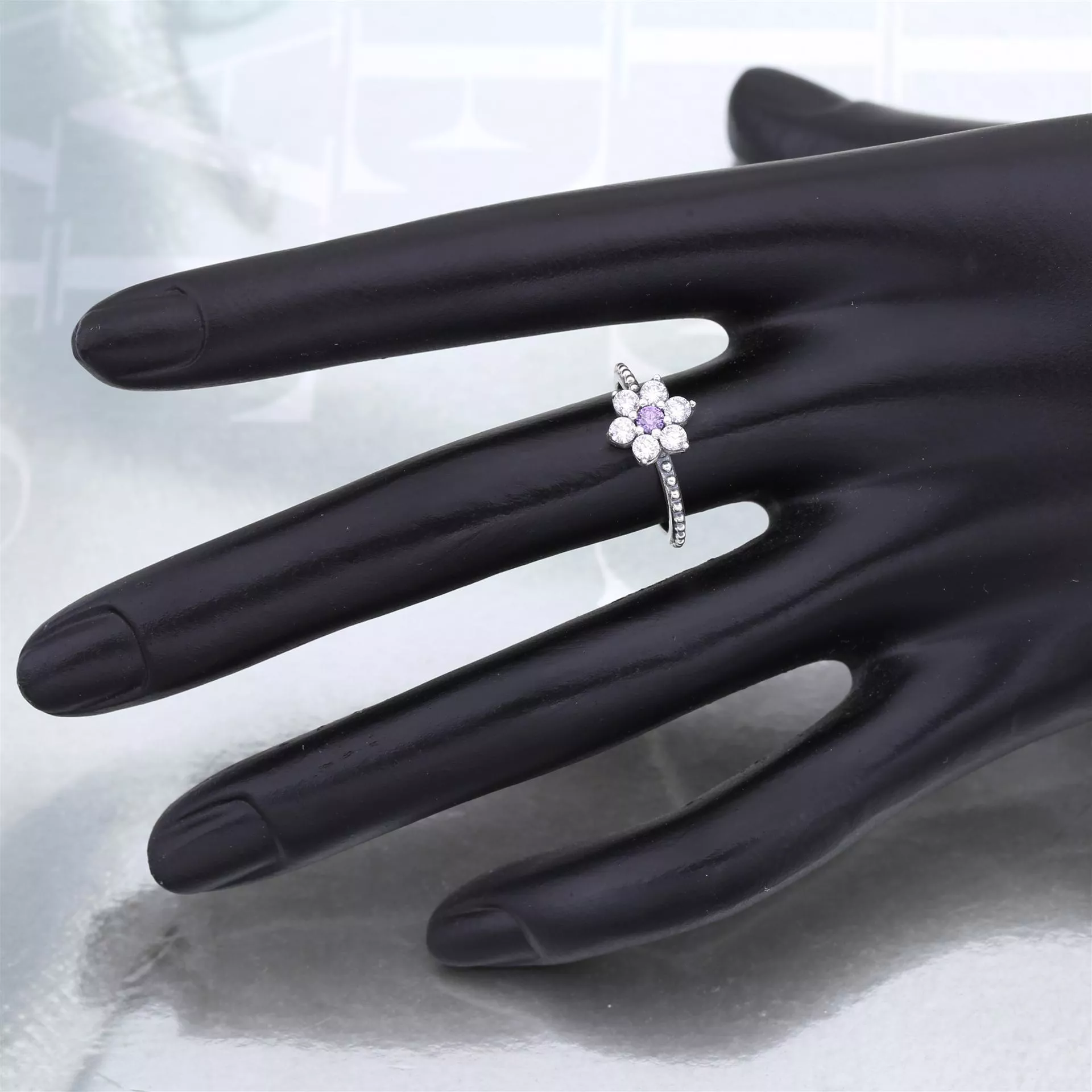 Anel PANDORA Forget-me-Knot Flor da Recordação - 190990ACZ