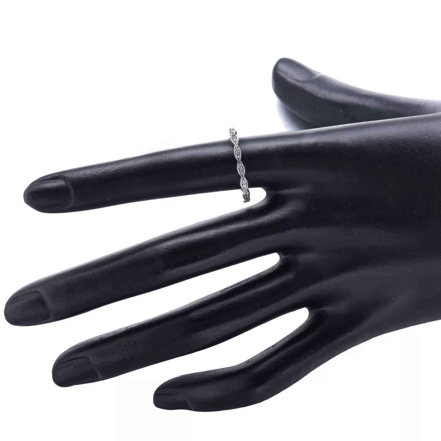 Anel PANDORA de Prata Delicadas Folhas Encantadas - 190923CZ