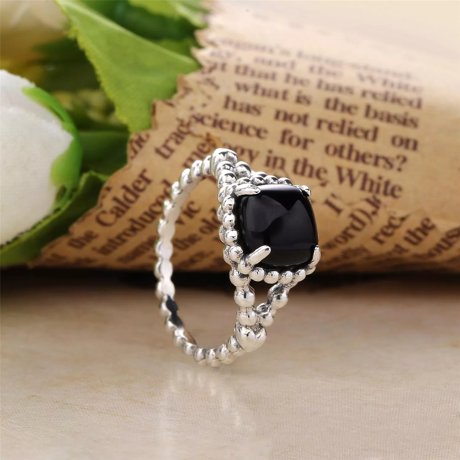 Anel PANDORA Espírito Vibrante Preto - 197188NCK