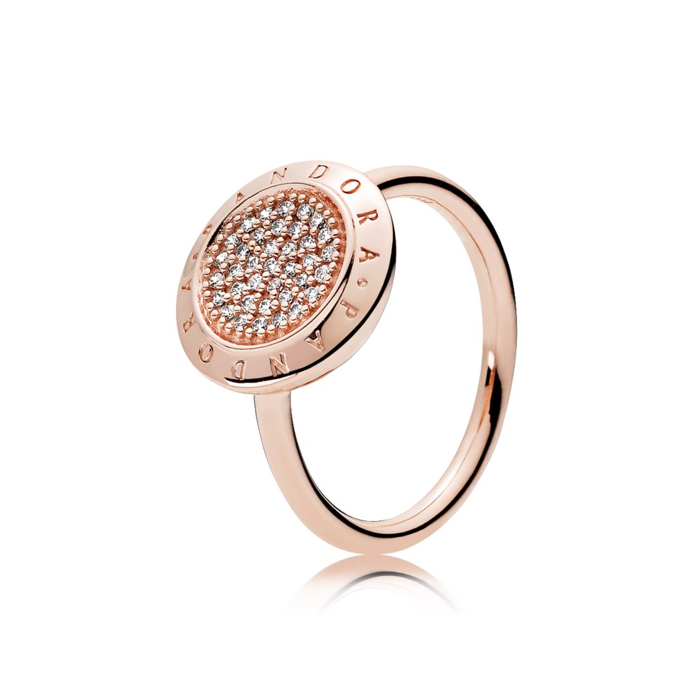 anel rose brilho pandora 180912cz