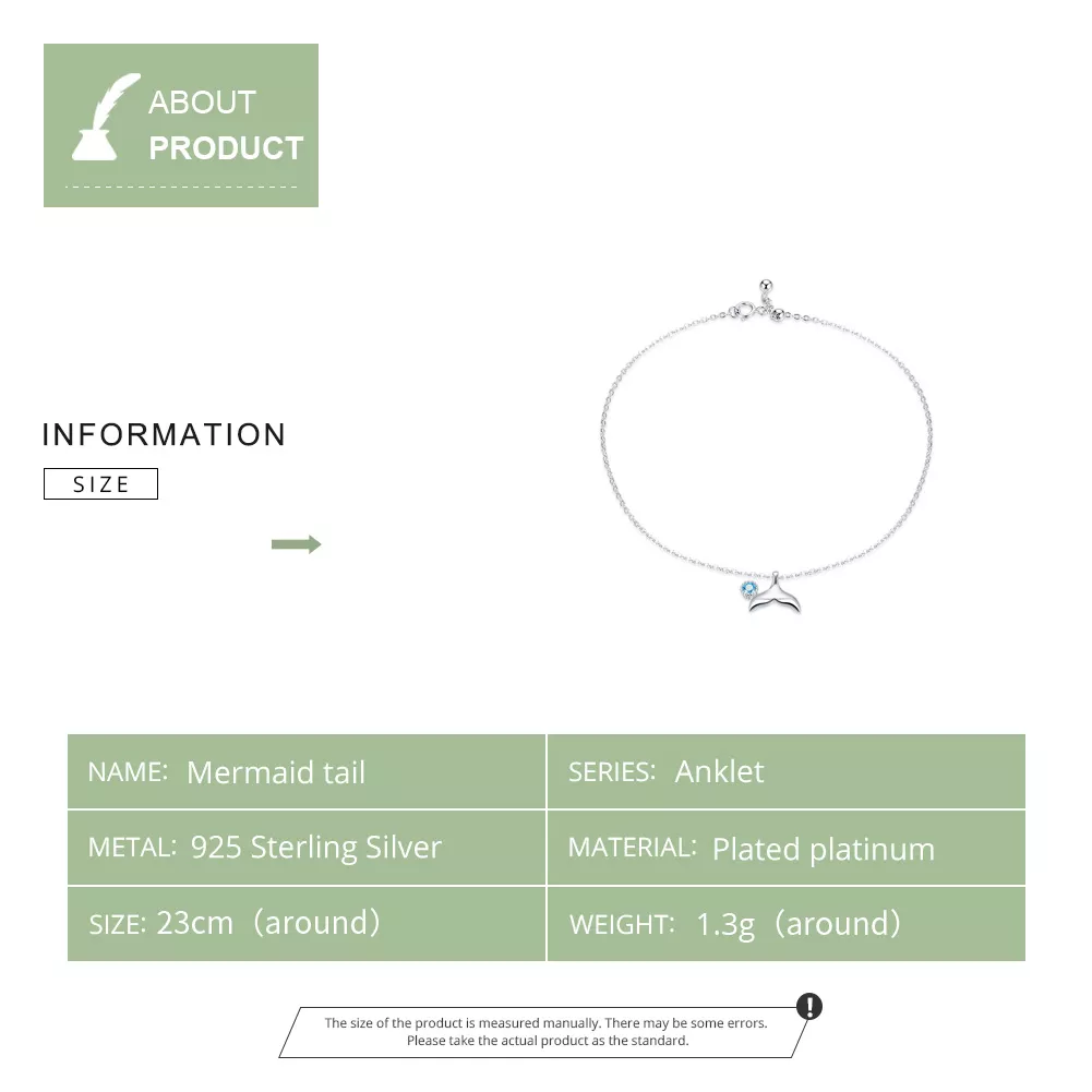 Tornozeleira Cauda de sereia - SCT004