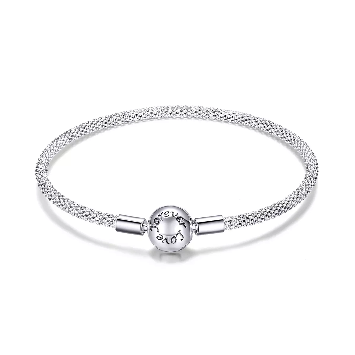 Bracelete estilo Pandora Rígido Amor para sempre - SCB105