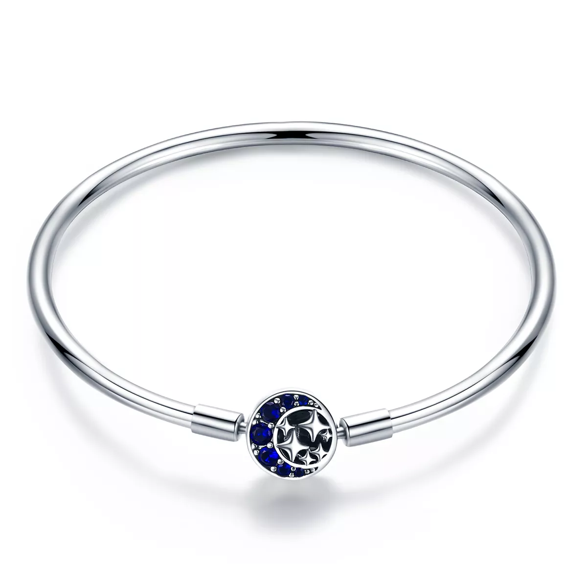 Bracelete estilo Pandora Rígido Céu estrelado - SCB080