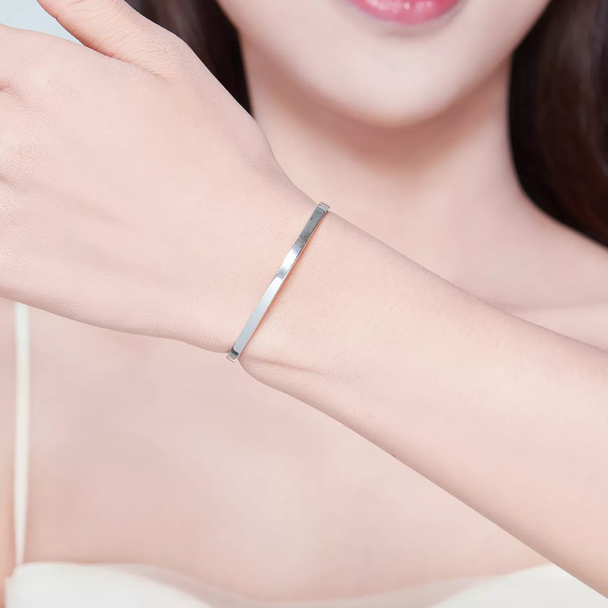 Bracelete Rigido Aberto Nada é impossível estilo Pandora - SCB160