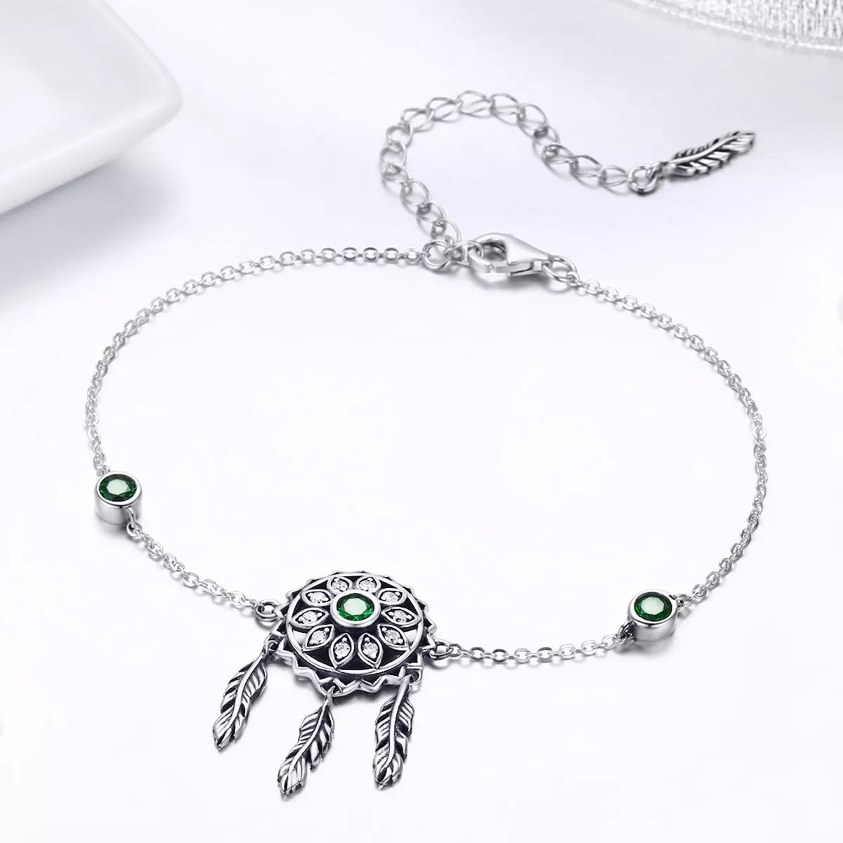 Pulseira Apanhador de Sonhos estilo Pandora - SCB078