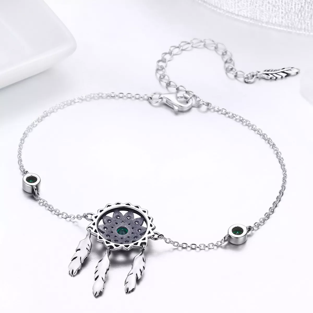 Pulseira Apanhador de Sonhos estilo Pandora - SCB078