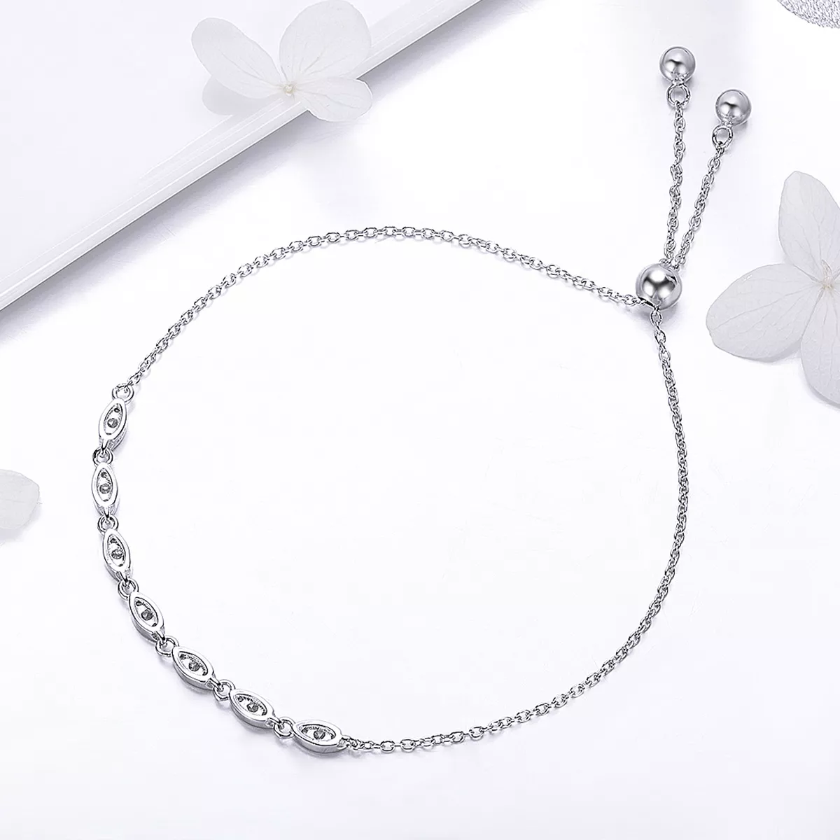 Pulseira Beleza da simplicidade estilo Pandora - SCB086