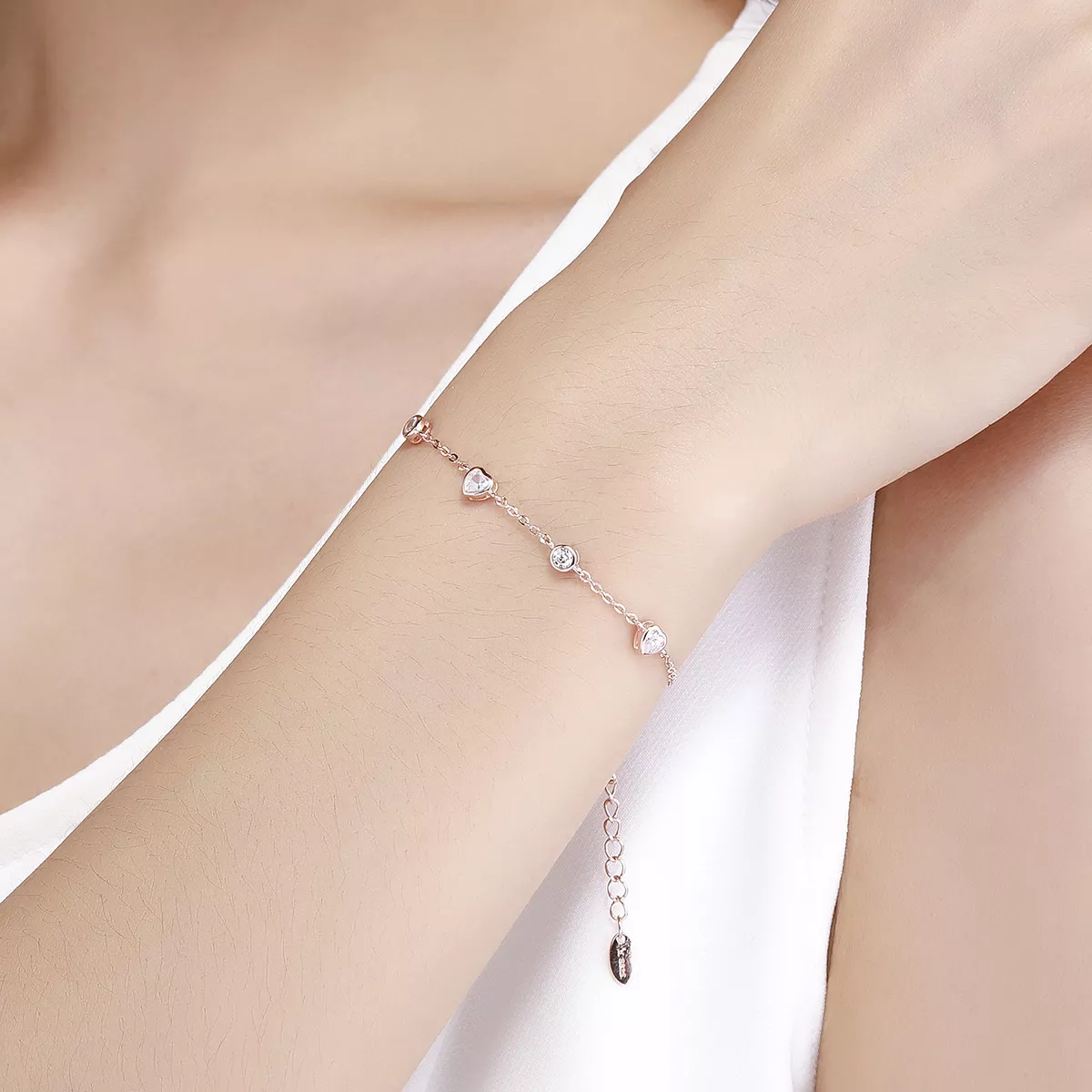 Pulseira Beleza da simplicidade estilo Pandora - SCB097