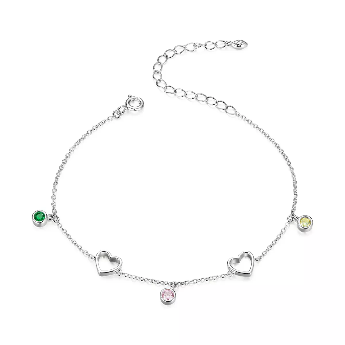 Pulseira Bolas de coração estilo Pandora - SCB180