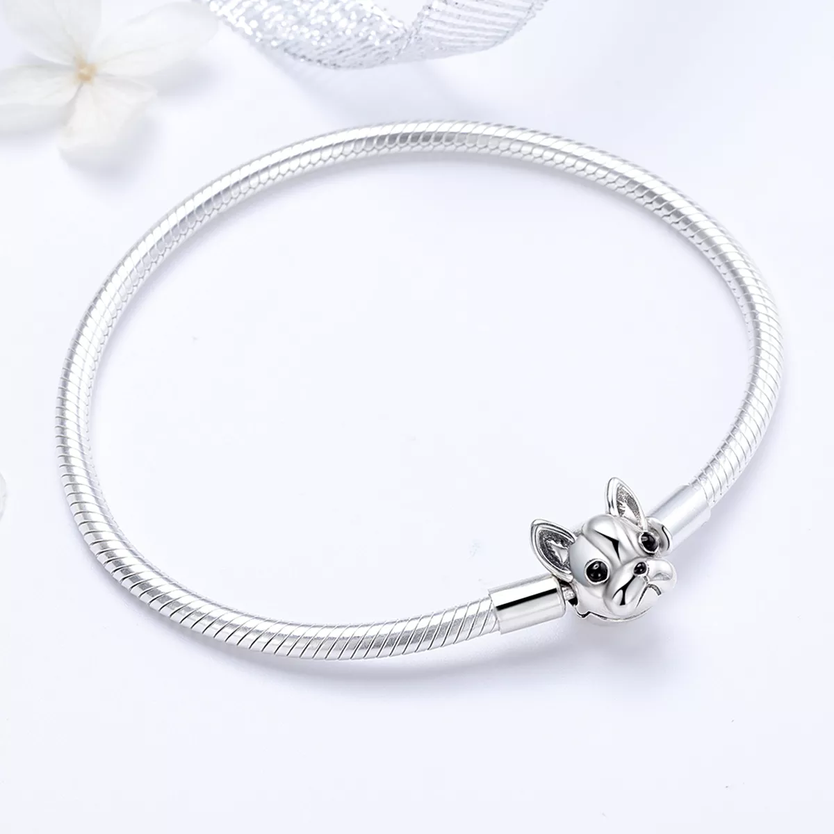 Pulseira Bulldog Fofo life Pandora - SCB075