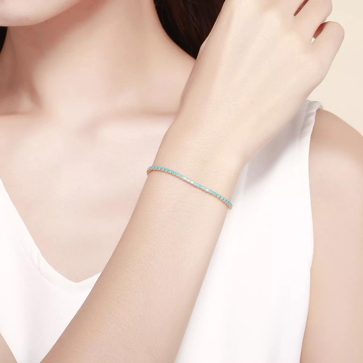 Pulseira Céu azul life Pandora - SCB118