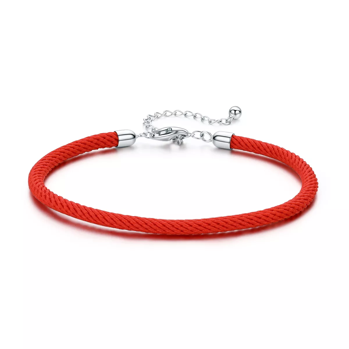 Pulseira de cordão Corda vermelha estilo Pandora - SCB166