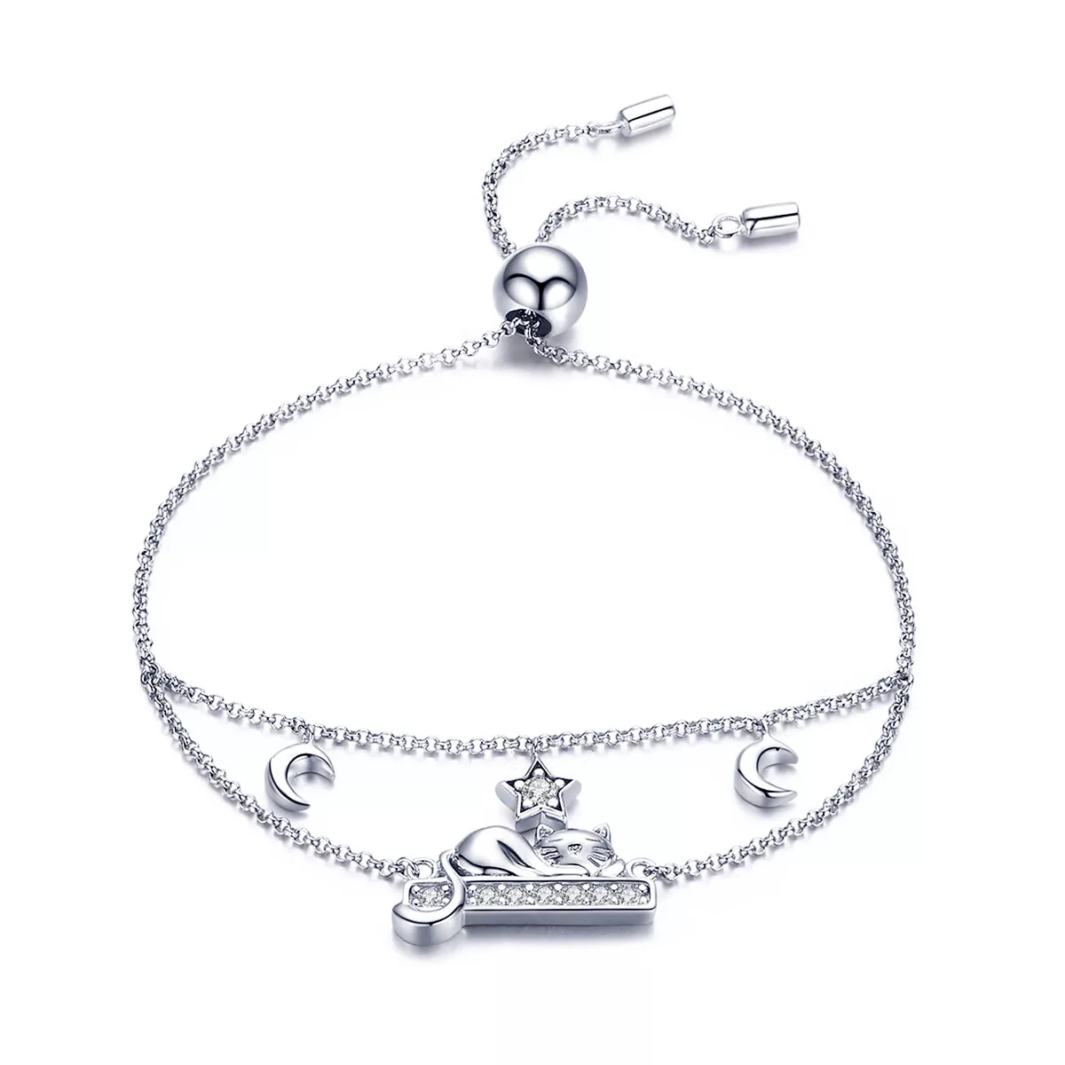 Pulseira Gatinha feliz life Pandora - SCB129