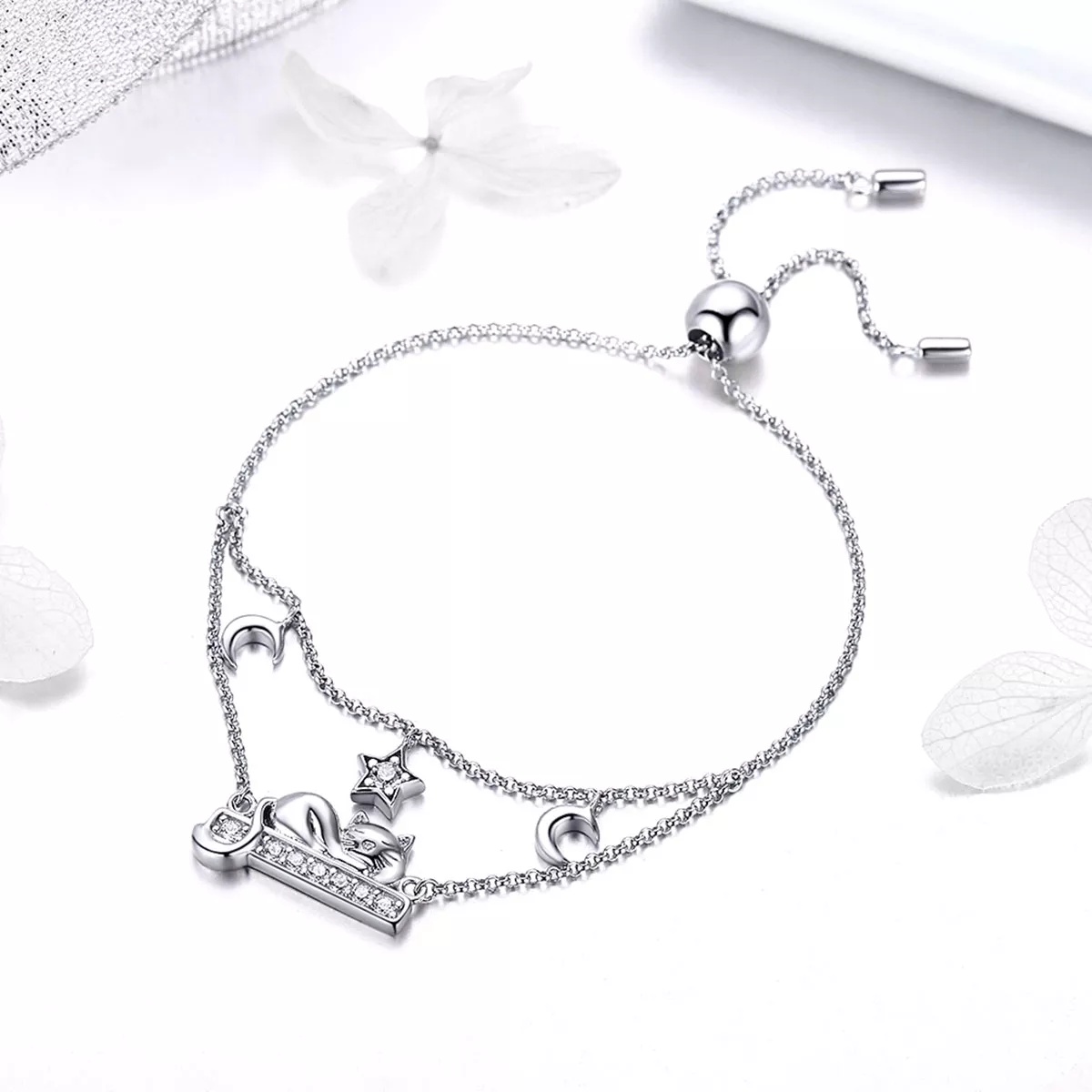 Pulseira Gatinha feliz life Pandora - SCB129