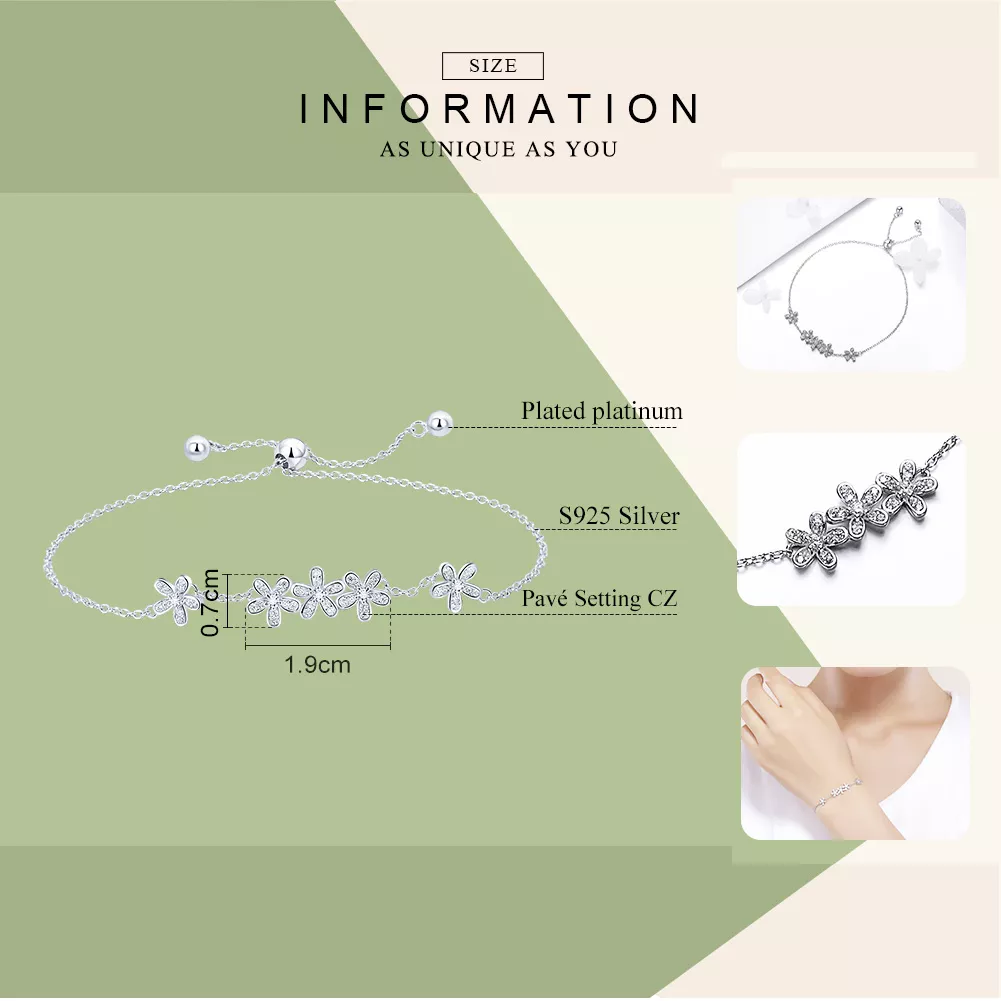 Pulseira Margarida life Pandora - SCB084