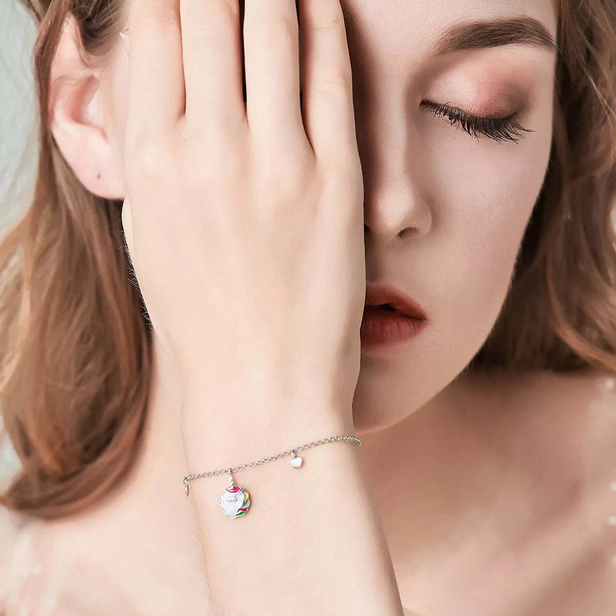 Pulseira Memória de Unicórnio estilo Pandora - SCB106