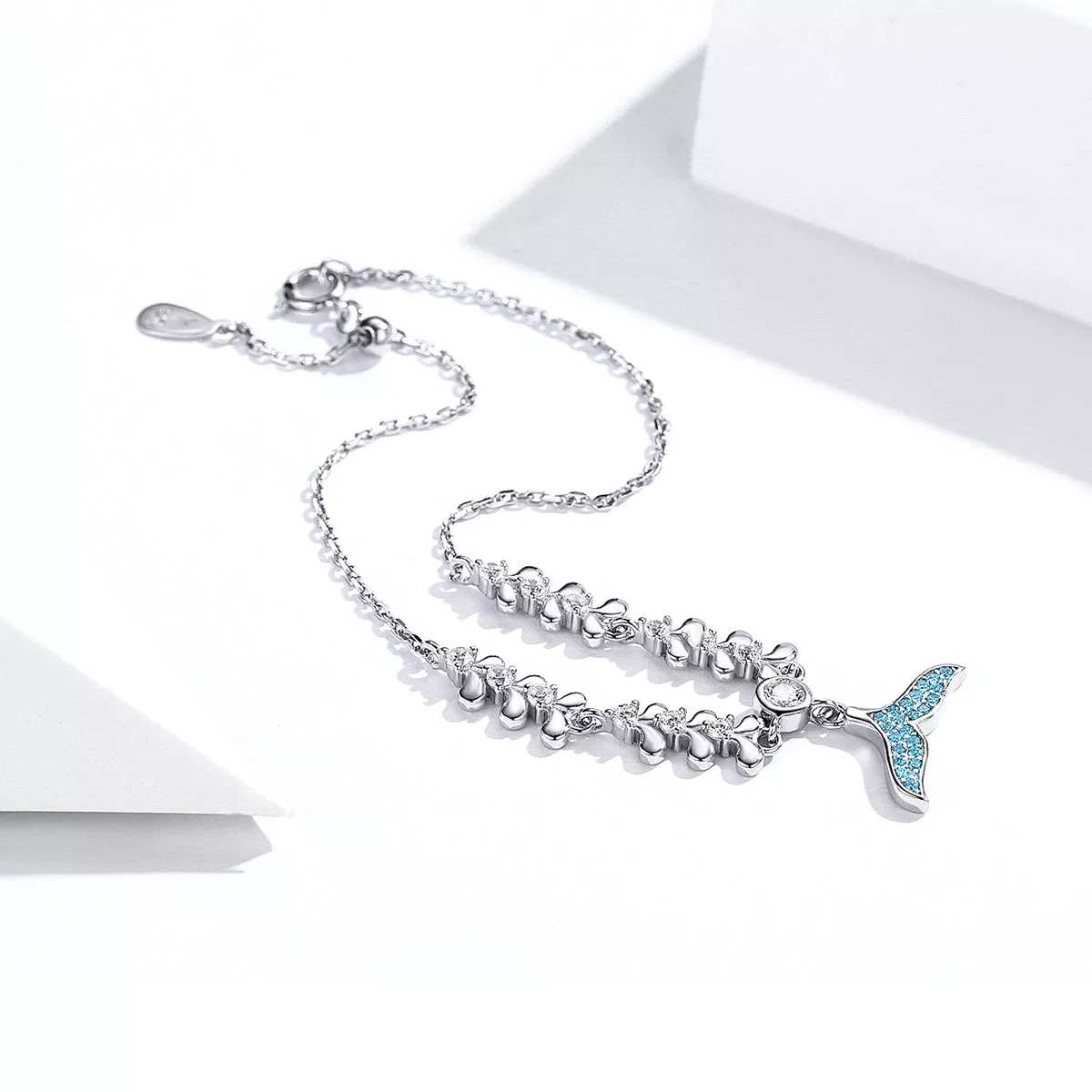 Pulseira Rabo De Peixe fundo estilo Pandora - SCB154