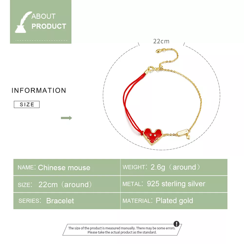 Pulseira Rato Chinês life Pandora - SCB174