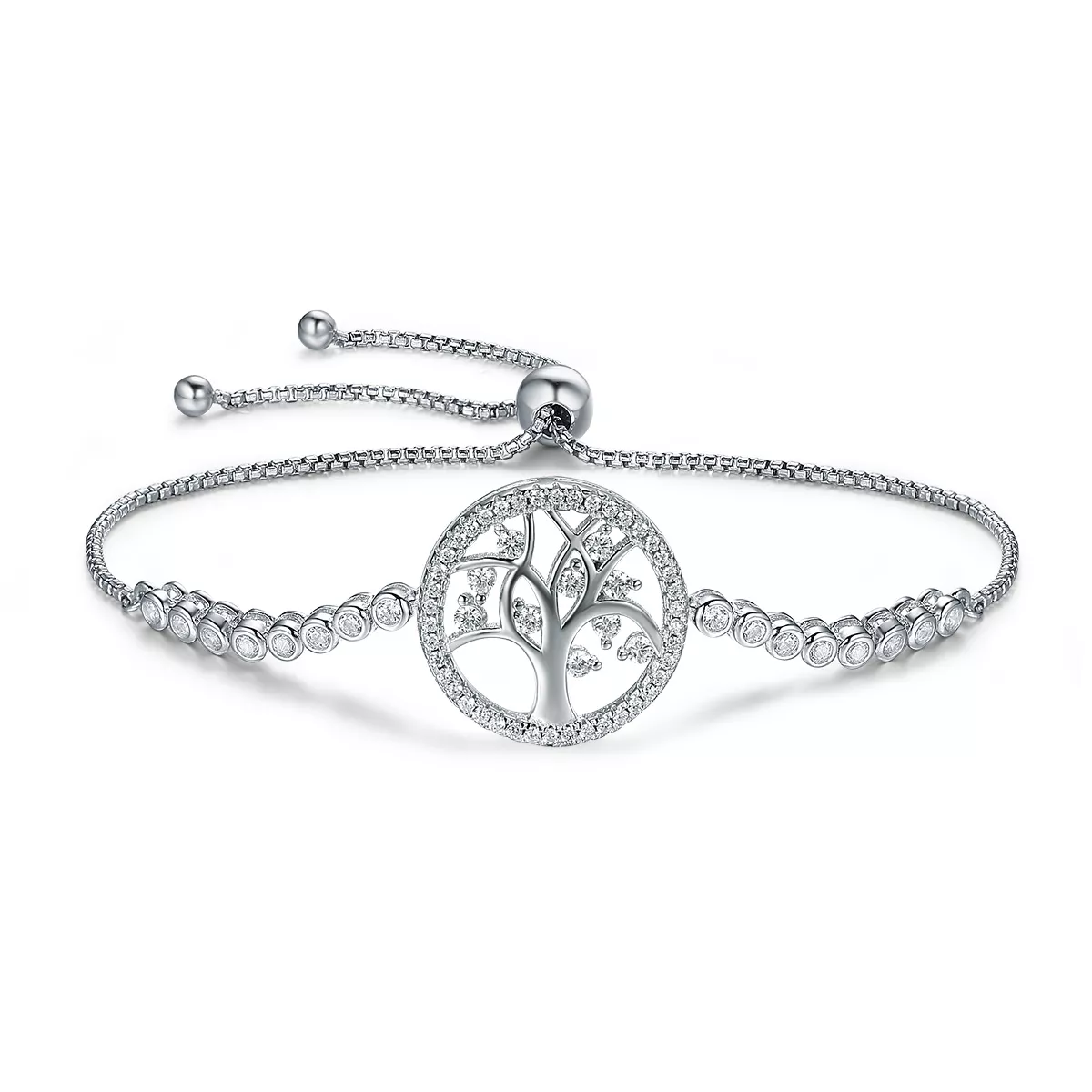 Pulseira Árvore da Vida Brilhante estilo Pandora - SCB035