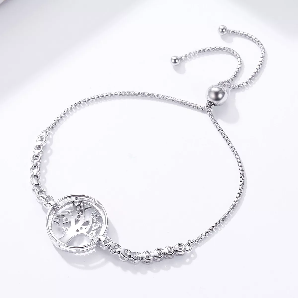 Pulseira Árvore da Vida Brilhante estilo Pandora - SCB035