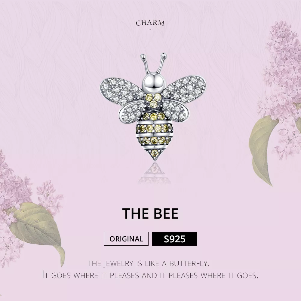 Charm Abelha life Pandora - SCC1194