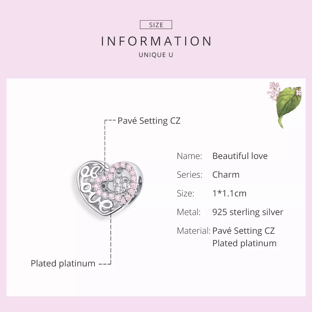 Charm Amor da vida life Pandora - SCC1301