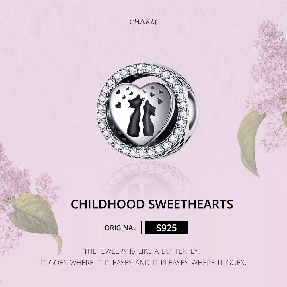 Charm Amor de gato life Pandora - SCC1188