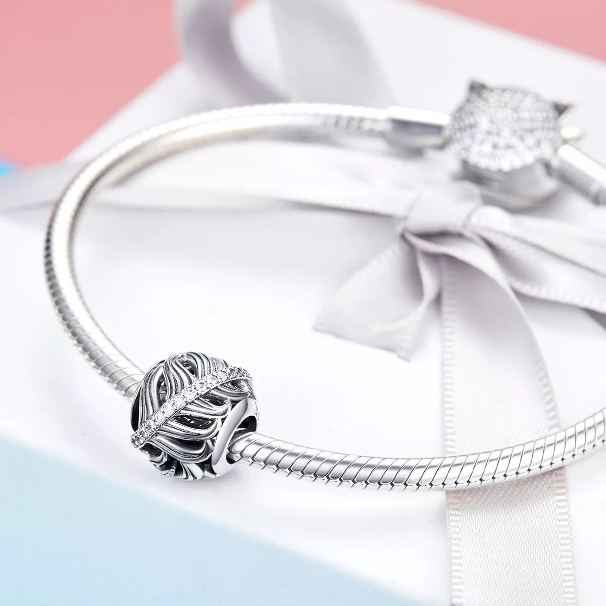 Charm Amor gentilmente estilo Pandora - SCC1065