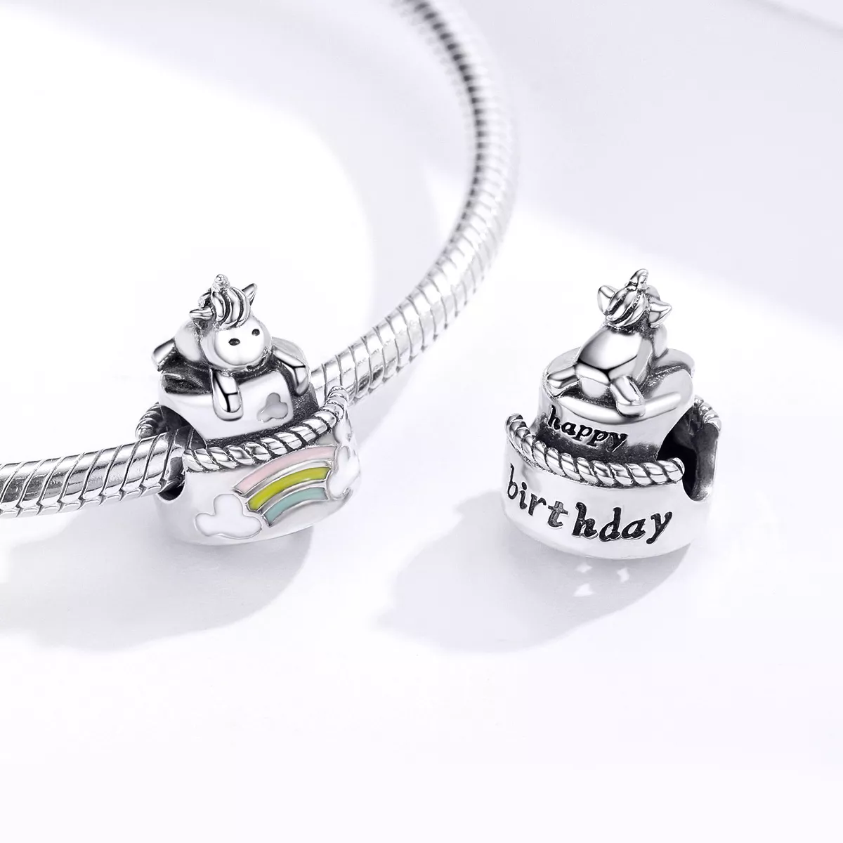 Charm Bolo De Unicórnio estilo Pandora - SCC1311