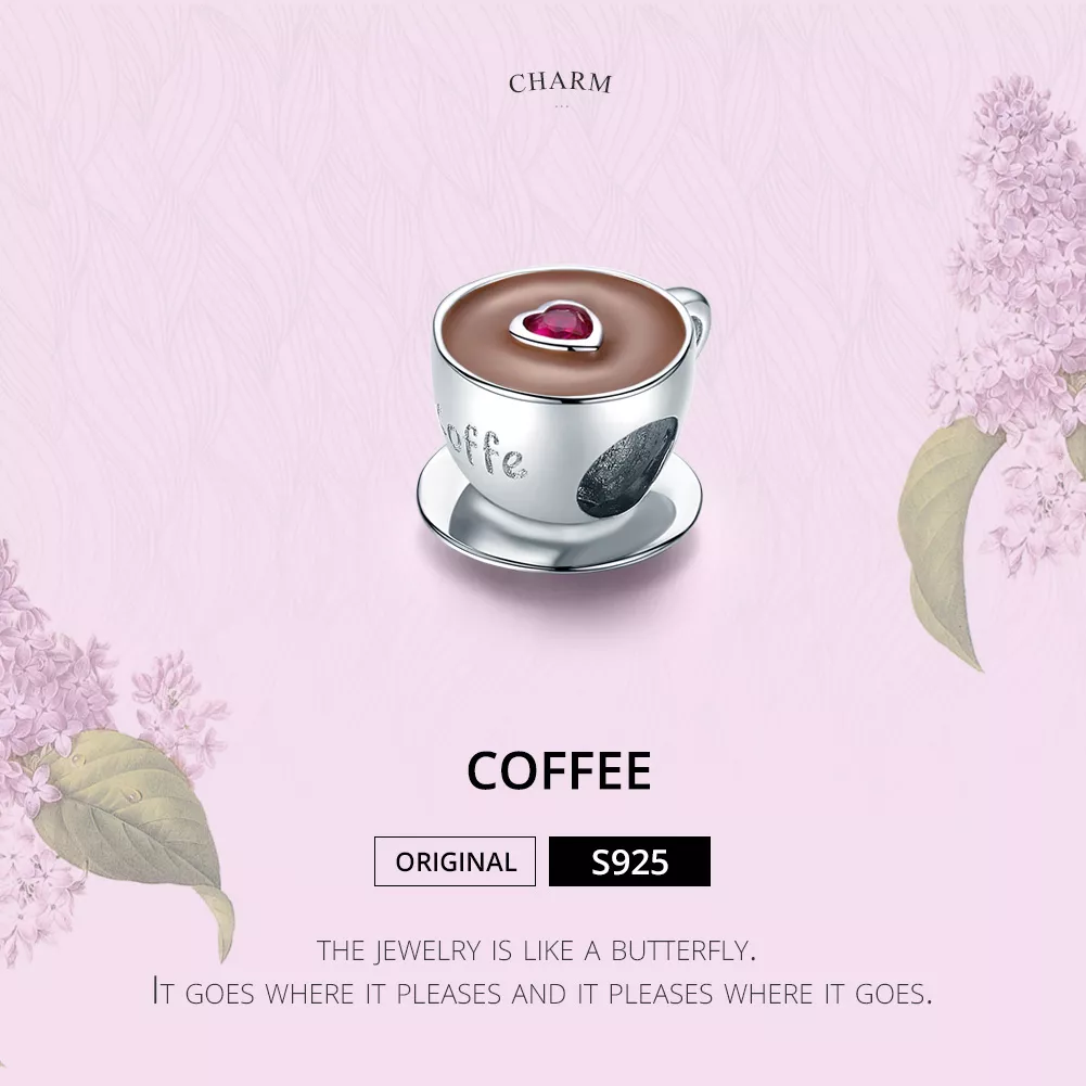 Charm Café da tarde life Pandora - SCC1286