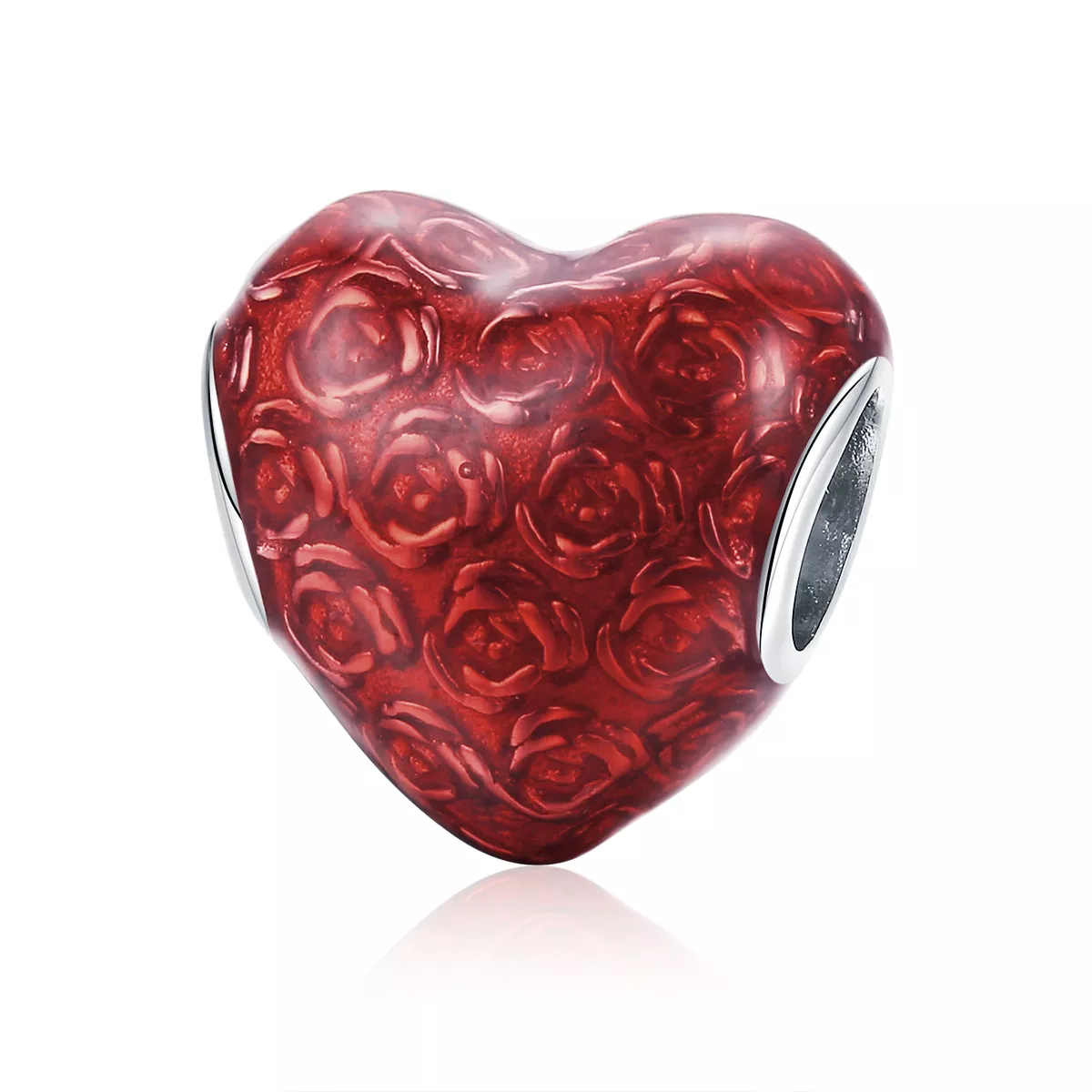 Charm Coração rosa life Pandora - SCC1064