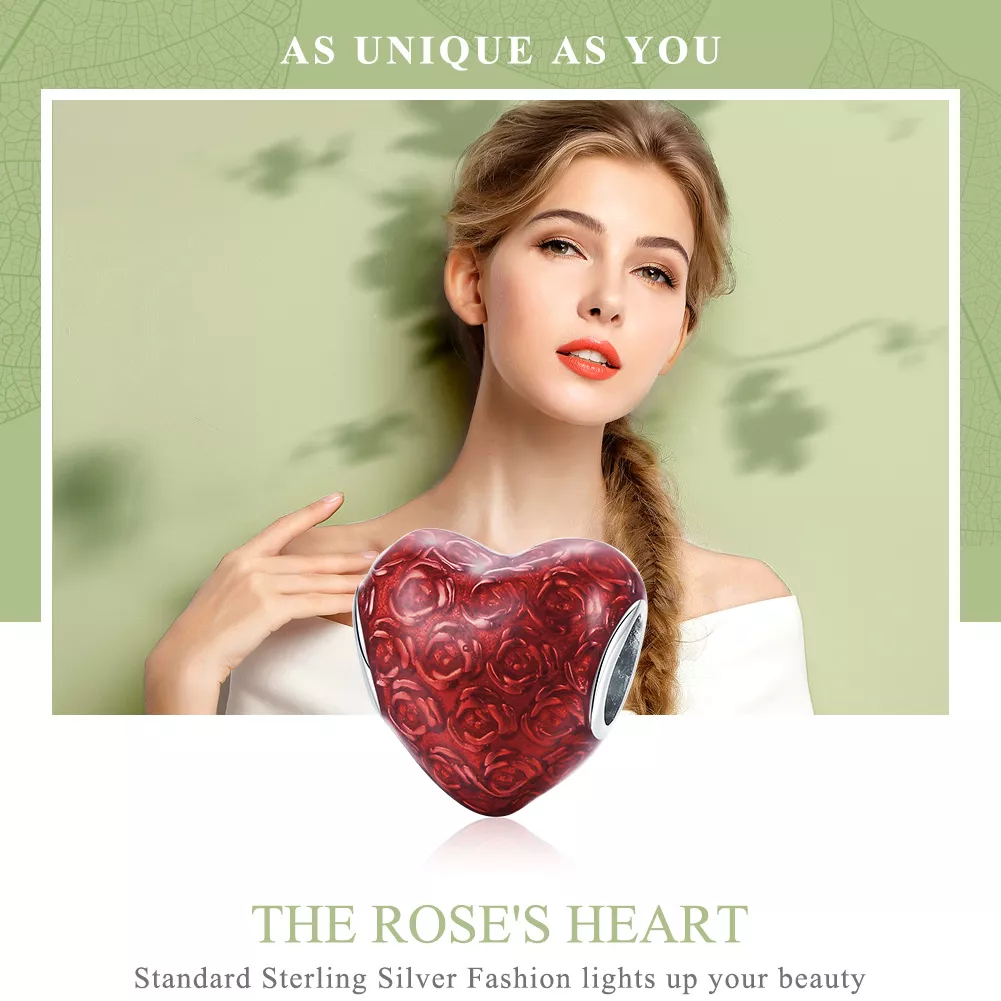 Charm Coração rosa life Pandora - SCC1064