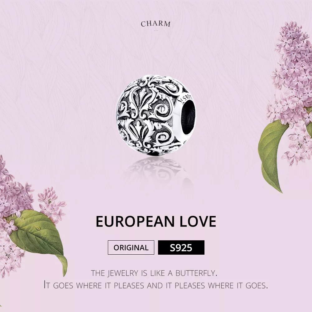 Charm Estilo da Corte Real estilo Pandora - SCC1179