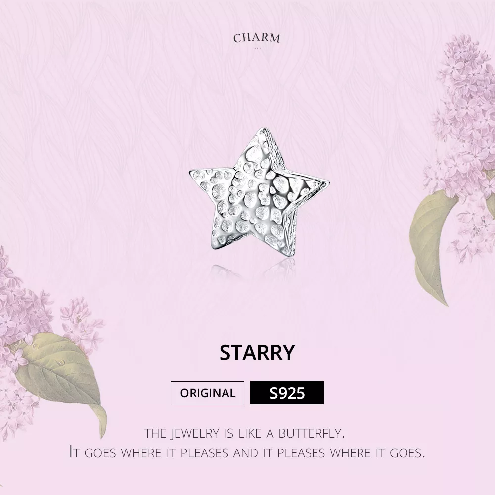 Charm Estrelado life Pandora - SCC1246