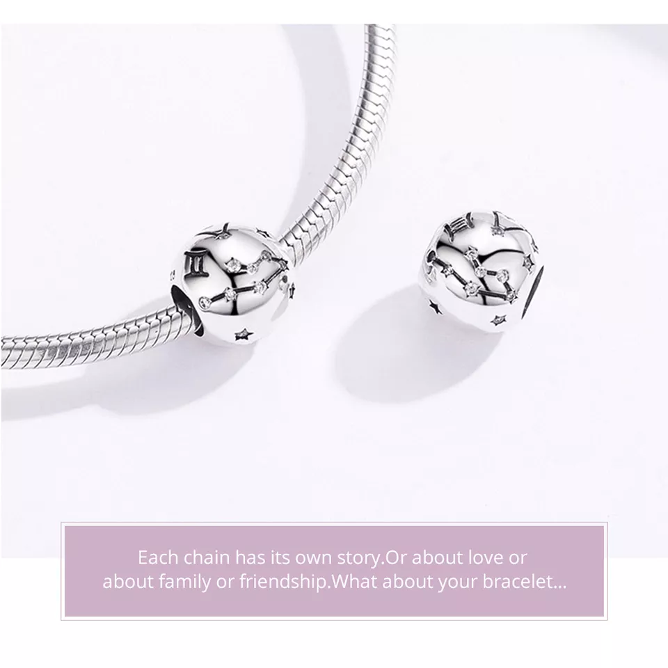 Charm Gêmeos life Pandora - SCC1218-3