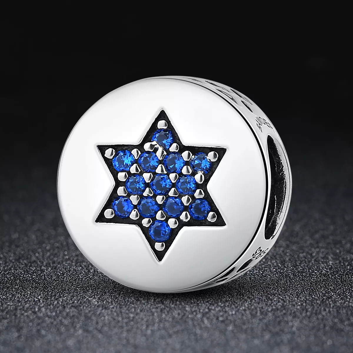 Charm Hexagrama azul life Pandora - SCC105