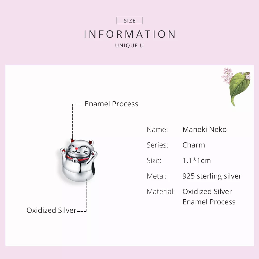 Charm Maneki Neko life Pandora - SCC1178