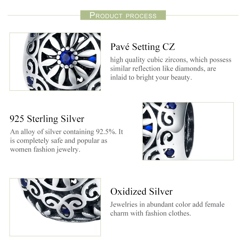 Charm Margarida life Pandora - SCC1119