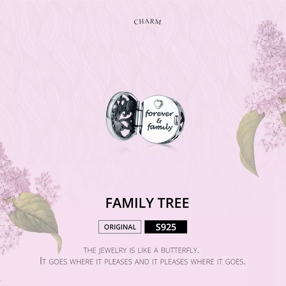 Charm Para sempre e família estilo Pandora - SCC1259