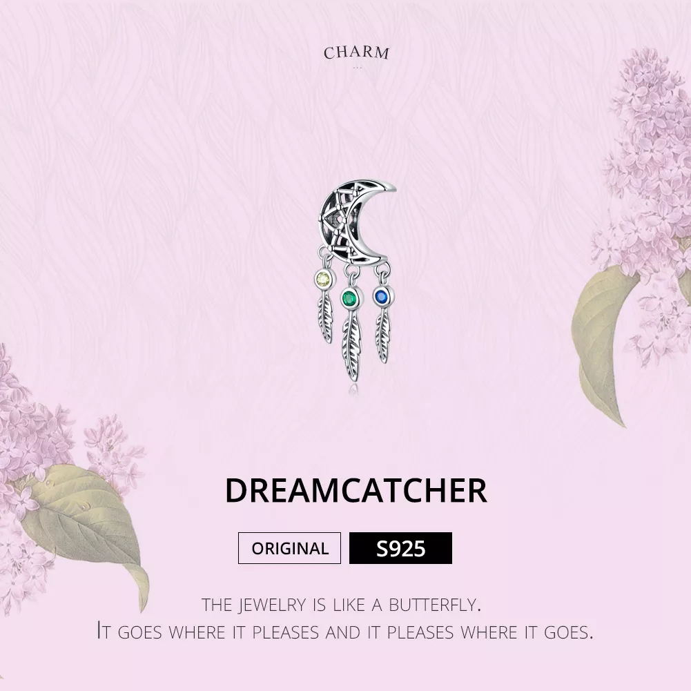Charm Pendente Apanhador de Sonhos estilo Pandora - SCC1232