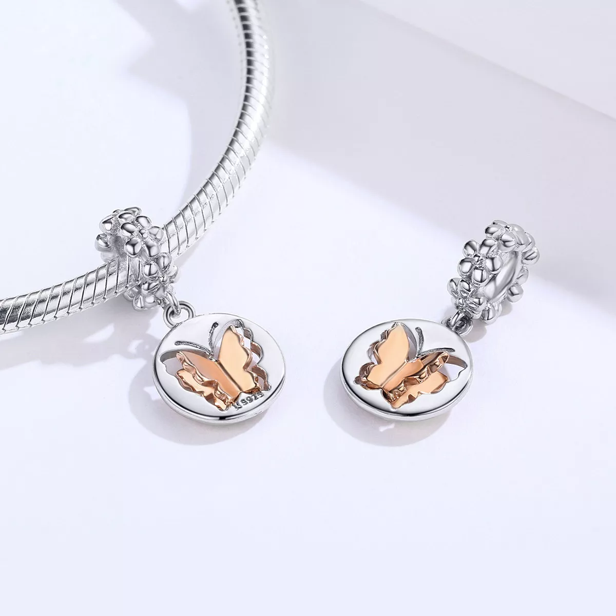 Charm Pendente Borboleta estilo Pandora - SCC1250