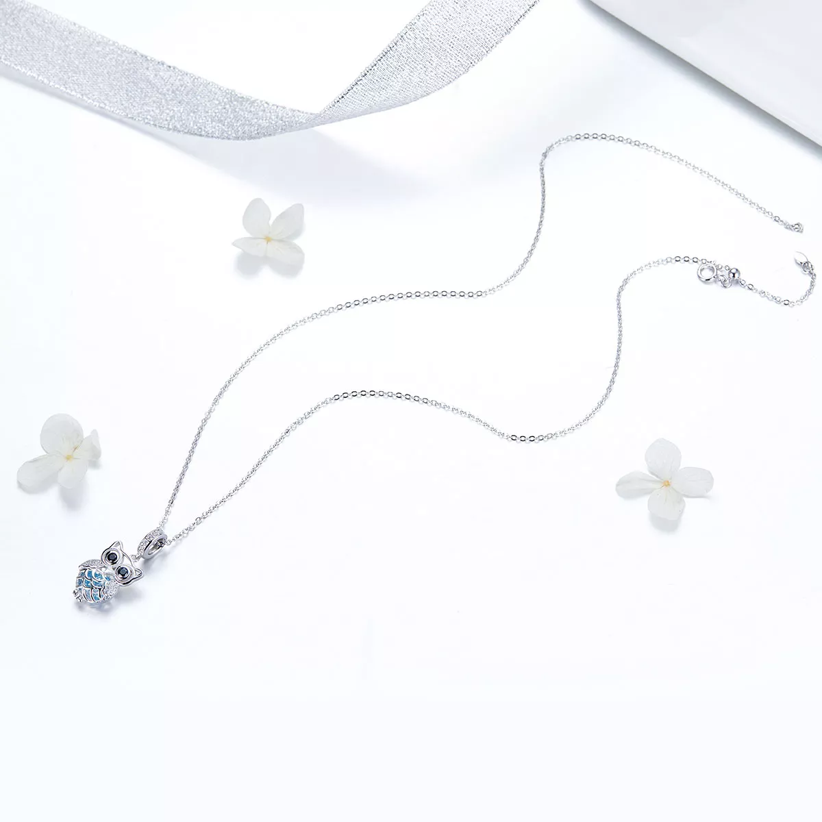 Charm Pendente Coruja perpétua estilo Pandora - SCC1124