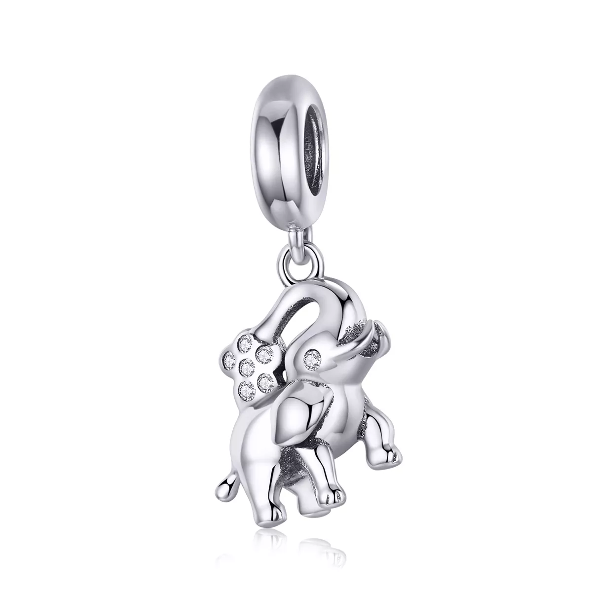 Charm Pendente Elefante feliz estilo Pandora - SCC1059