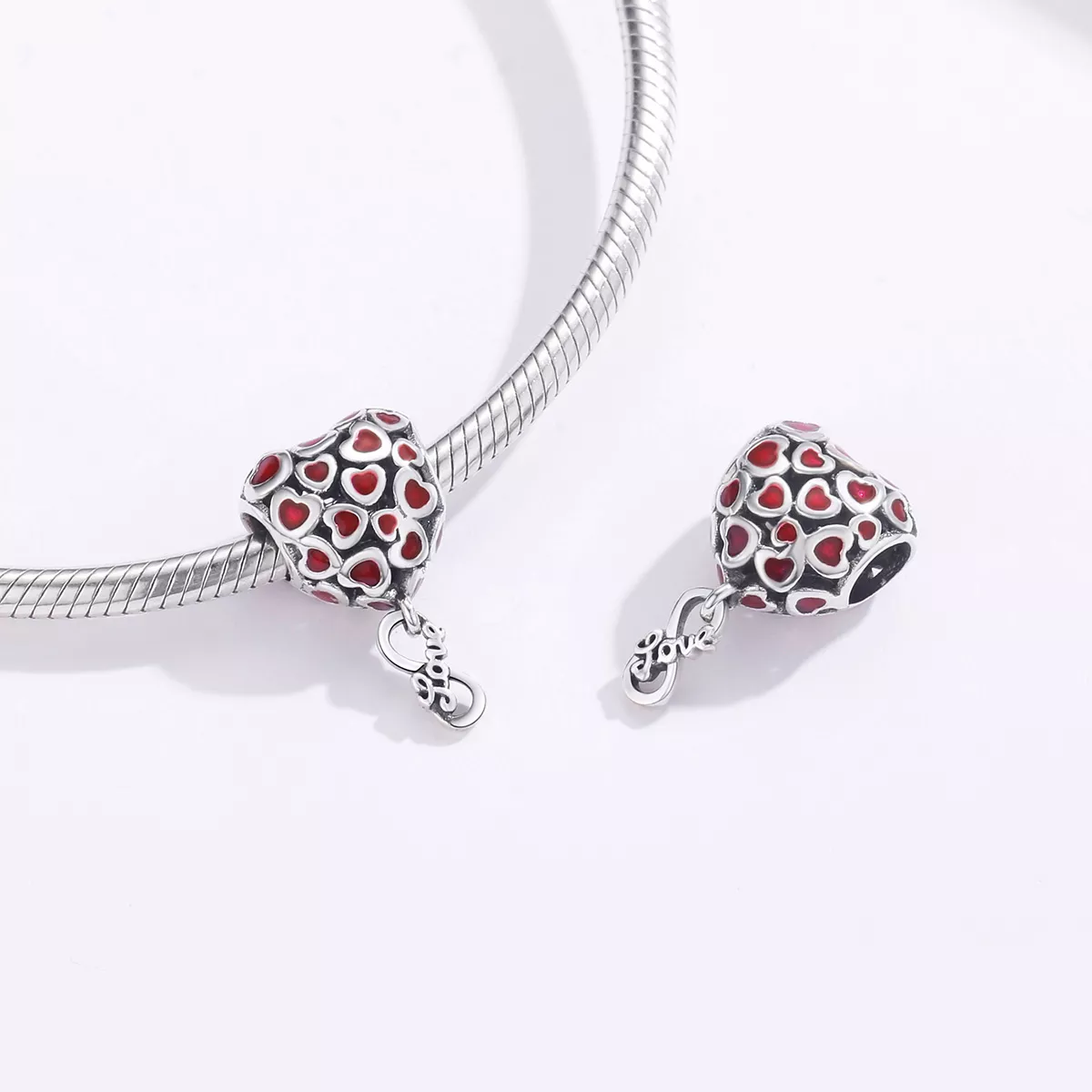 Charm Pendente Endlesslovw estilo Pandora - SCC1180