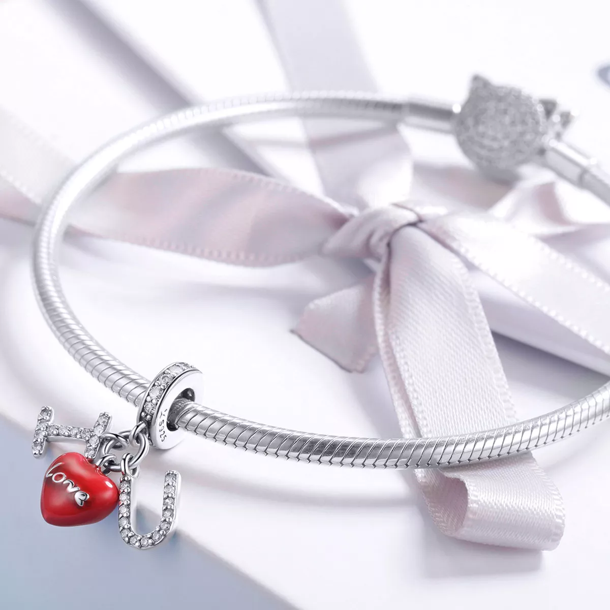 Charm Pendente Eu amo Você estilo Pandora - SCC1055