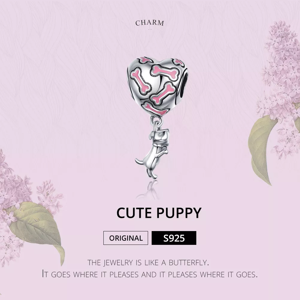 Charm Pendente Filhote fofo estilo Pandora - SCC1199