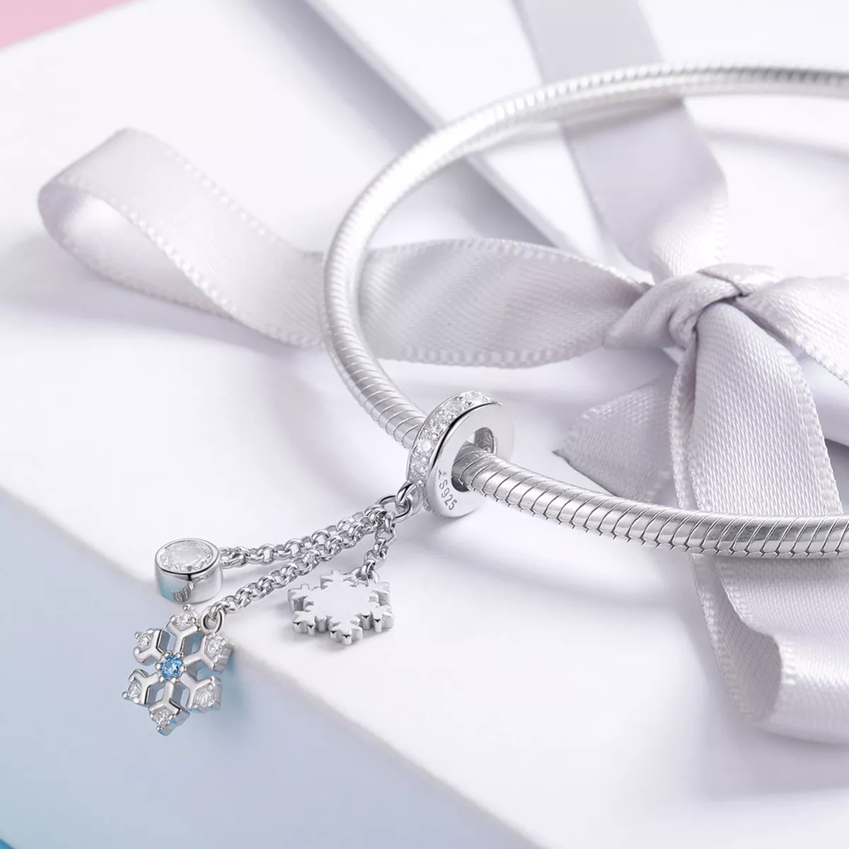 Charm Pendente Floco de neve estilo Pandora - SCC1020