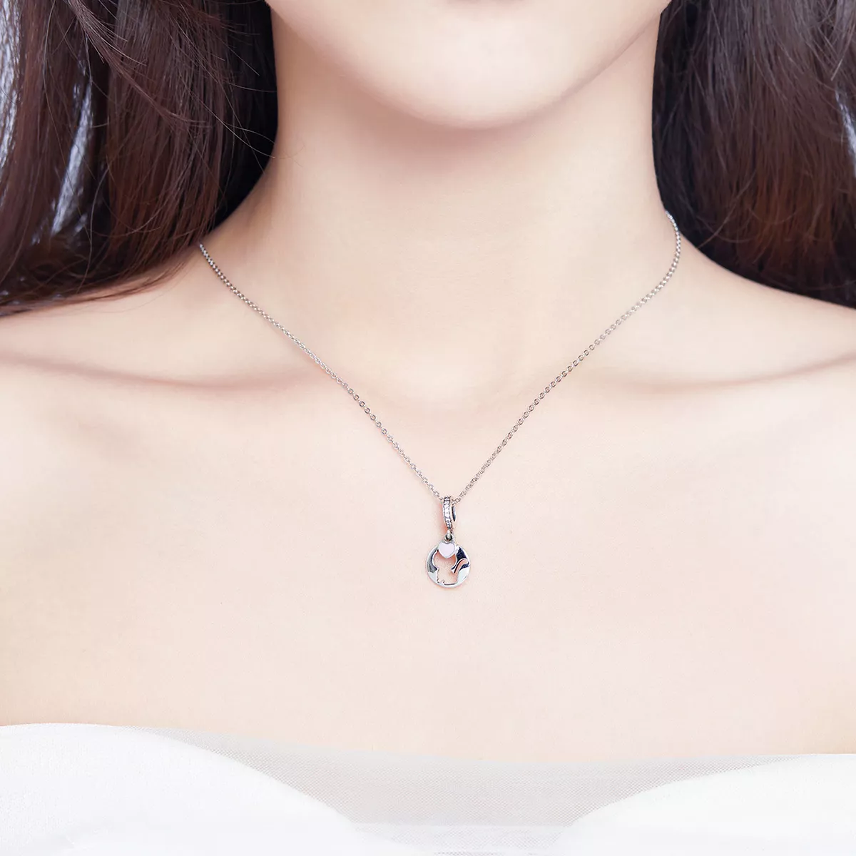 Charm Pendente Gatinha feliz estilo Pandora - SCC1140